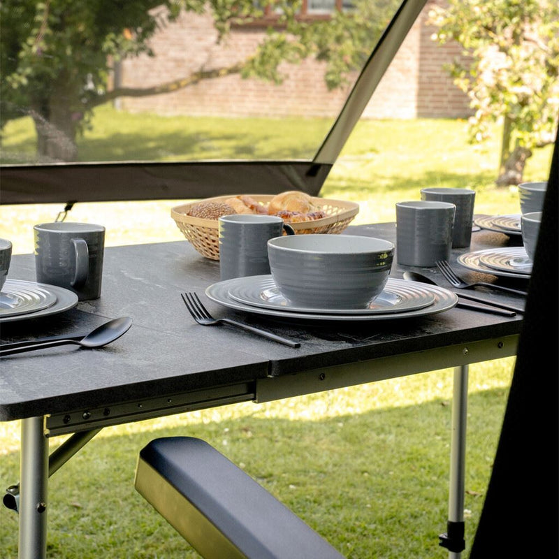 Travellife Sorrento Table Extendable Honeycomb Dark Grey 100/140/180Cm 2129390 Travellife - Dynamic Drive