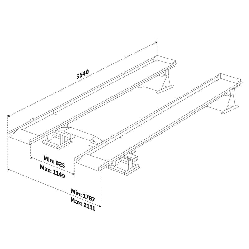 Sealey Car Lift/Ramp 3 Tonne MR1 Sealey - Dynamic Drive