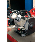 Draper Bench Grinder With Worklight, 150mm, 370W 05095 Draper - Dynamic Drive