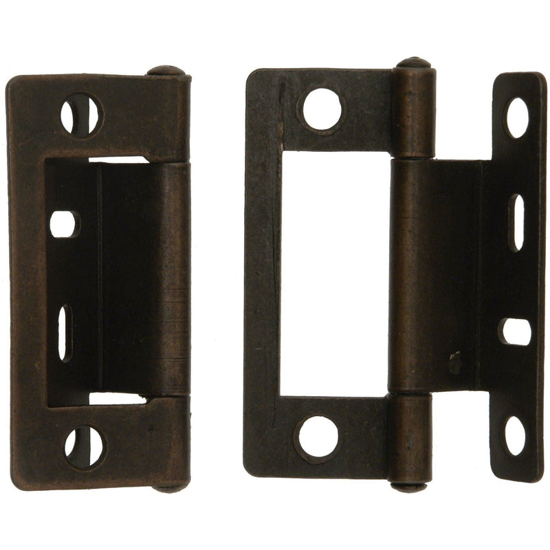 MDS1203 W4 2in flush hinge bronze finish 37826 W4 - Dynamic Drive