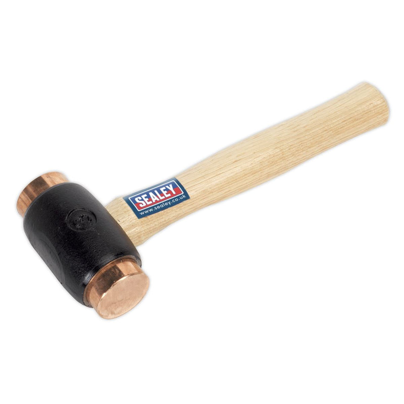 Sealey Copper Faced Hammer 4.3lb Hickory Shaft CFH04 Sealey - Dynamic Drive