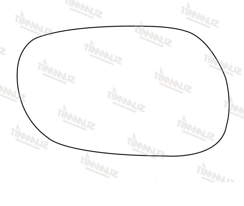 Summit Stick-On Standard Mirror Glass fits Mitsubishi Carisma 95 on RHS Summit - Dynamic Drive