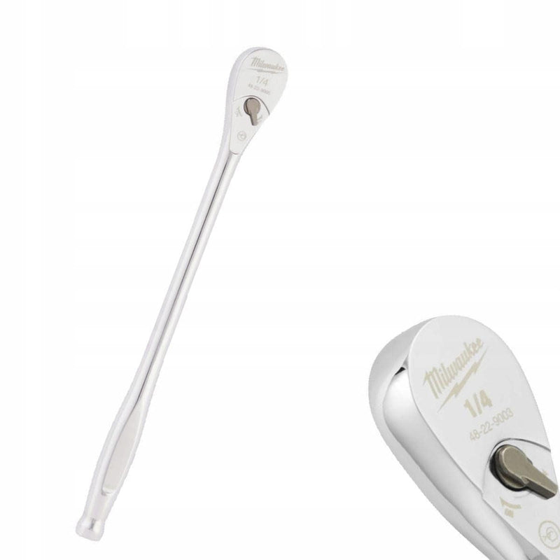 Milwaukee 1/4 Drive Long Ratchet 4932479647 Milwaukee - Dynamic Drive