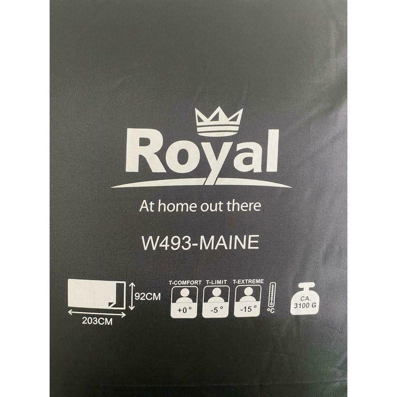 Royal Leisure Sleeping Bag Maine Premium 60Oz Camping Outdoors Travel Home Royal  - Dynamic Drive