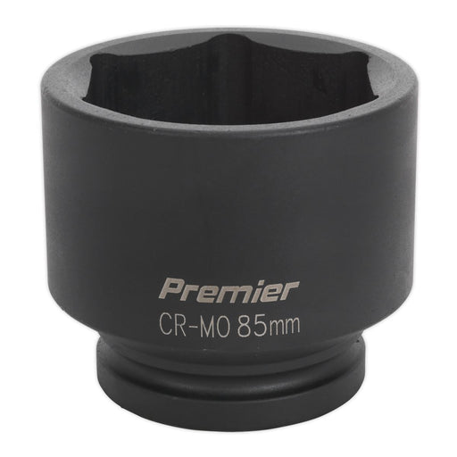 Sealey Impact Socket 85mm 1"Sq Drive IS185 Sealey - Dynamic Drive