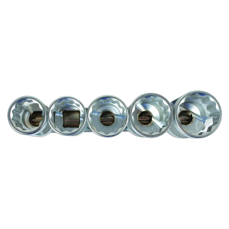 Laser Strut Nut Socket Set 5pc 6496 Laser - Dynamic Drive