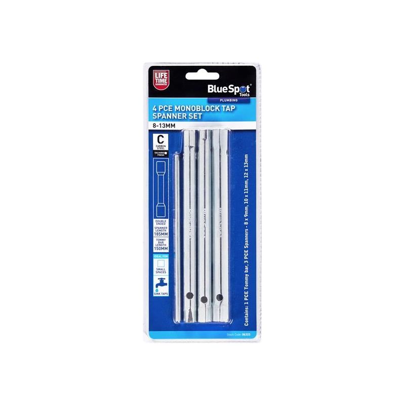 Bluespot Tools Monoblock Tap Spanner Set, 3 Piece BlueSpot Tools - Dynamic Drive