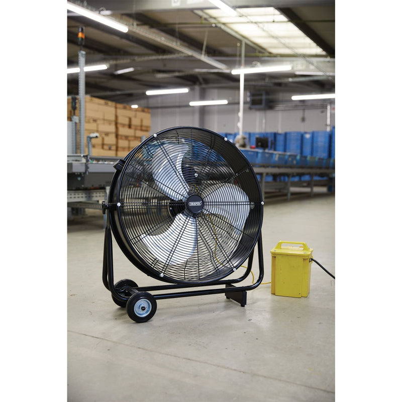Draper 110V Drum Fan, 24"/610mm, 125W 03365 Draper - Dynamic Drive