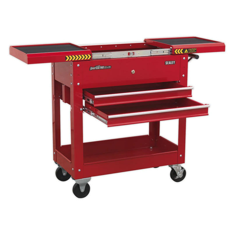 Sealey Mobile Tool & Parts Trolley Red AP705M Sealey - Dynamic Drive