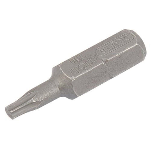 Draper 8.0mm 1/4" Hex Plain Slot Titanium Nitride Coated Insert Bit 25mm Long x Draper - Dynamic Drive