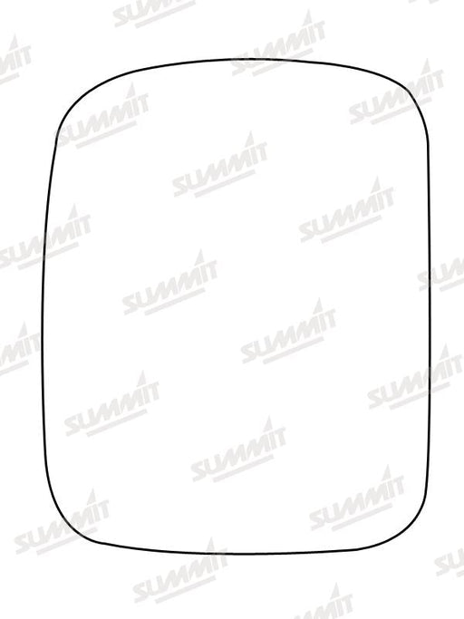 Summit Stick-On Standard Mirror Glass fits Nissan Terrano Ford Maverick RHS Summit - Dynamic Drive