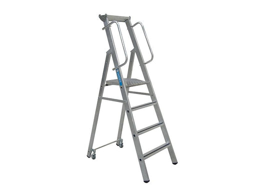 Zarges Mobile Mastersteps, Platform Height 1.06m 4 Rungs Zarges - Dynamic Drive