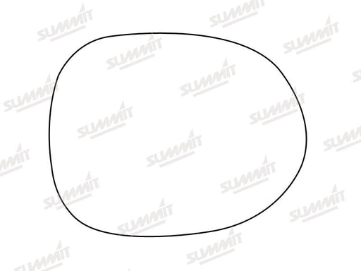 Summit Heated Base Plate With Standard Mirror Glass fits Honda Civic RHS Summit - Dynamic Drive