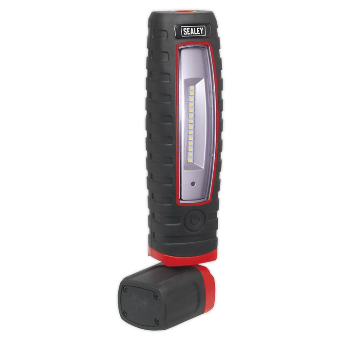 Sealey LED360 Cordless 360° 3W LED Rechargeable Inspection Lamp Black Li-ion Sealey  - Dynamic Drive