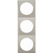 Berker Pure Design Triple Frame Stainless Steel 21247S Berker - Dynamic Drive