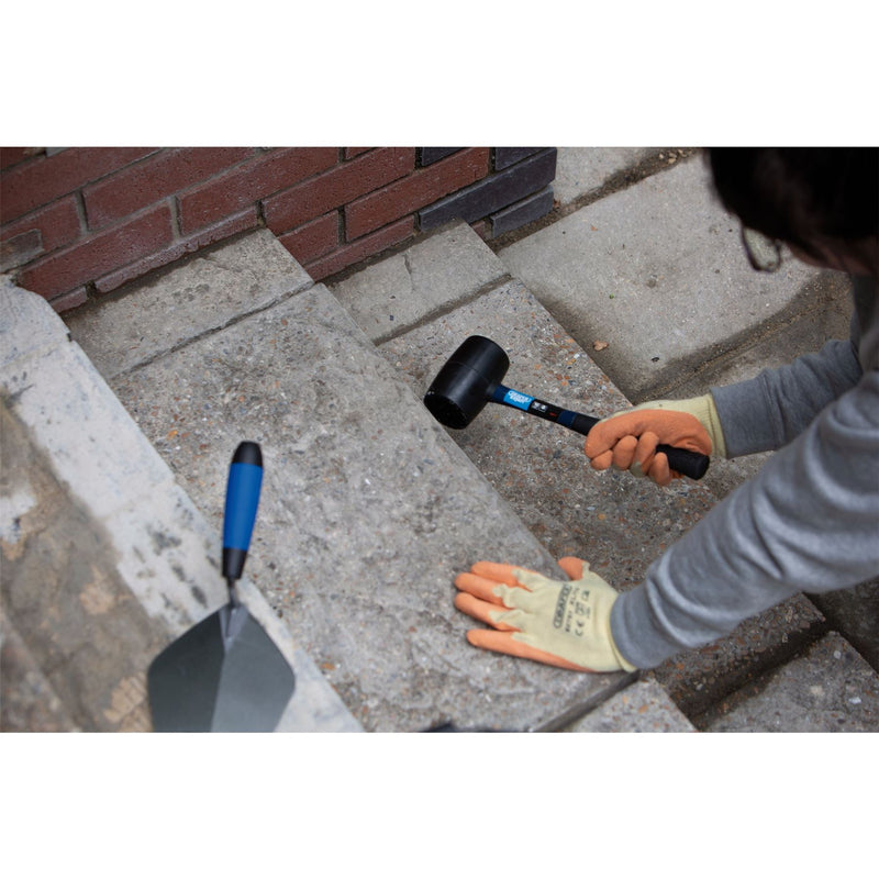 Draper Rubber Mallet with Fibreglass Shaft, 450g/16oz 08017 Draper - Dynamic Drive