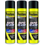 3x Prestone Car Rapid De-Icer Melts Windscreen Ice Frost Snow Aerosol Deicer Prestone  - Dynamic Drive