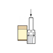 Trend 46/90 x 1/4 TCT 90° Shank Mounted Template Profiler 15.9 x 25mm Trend - Dynamic Drive