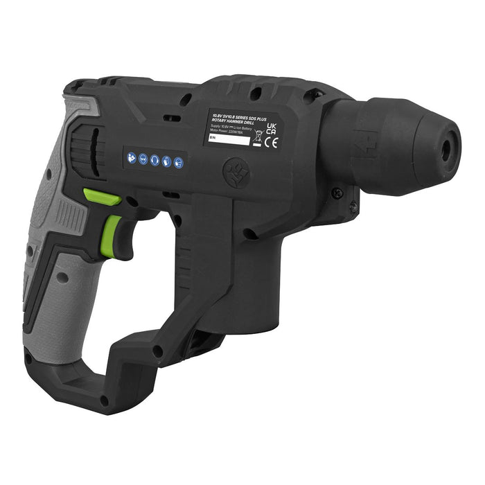 Sealey SV10.8 Series Cordless SDS Plus Rotary Hammer Drill 10.8V - Body Only Sealey - Dynamic Drive