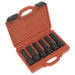 Sealey Impact 12-Point & TRX-Star* Female Deep Socket Set 6pc 3/4"Sq Drive SX099 Sealey - Dynamic Drive