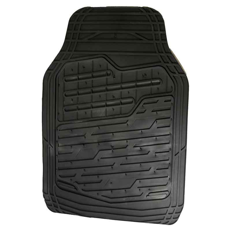 Streetwize SWCM125 Adonia 4 piece Rubber Mat Set with "Metallic" Red Heel Pad Steetwize  - Dynamic Drive
