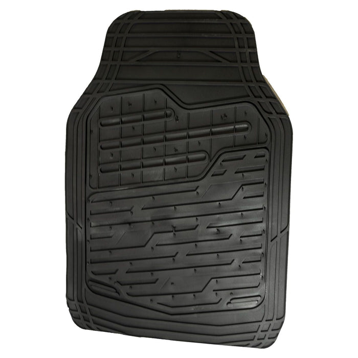 Streetwize SWCM125 Adonia 4 piece Rubber Mat Set with "Metallic" Red Heel Pad Steetwize  - Dynamic Drive