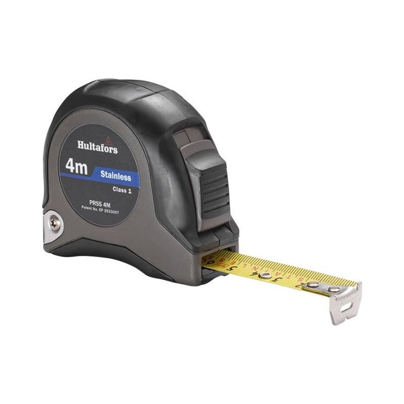Hultafors Short Stainless Steel Tape PRSS 4m (Width 19mm) (Metric only) Hultafors - Dynamic Drive