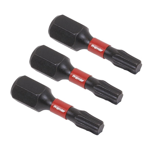 Sealey TRX-Star* T20 Impact Power Tool Bits 25mm 3pc AK8217 Sealey - Dynamic Drive