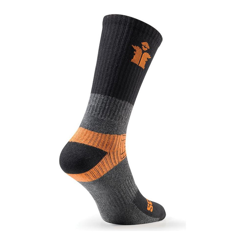 Scruffs Trade Socks Black 3pk Size 10 - 13 / 44 - 48 Scruffs - Dynamic Drive