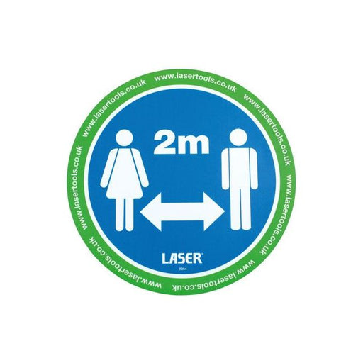 Laser Laser Tools Floor Sticker 2m Distancing 6pc 8054 Laser - Dynamic Drive