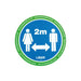 Laser Laser Tools Floor Sticker 2m Distancing 6pc 8054 Laser - Dynamic Drive