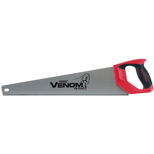 Draper Venom Second Fix Triple Ground Handsaw, 500mm, 11tpi/12ppi Draper - Dynamic Drive