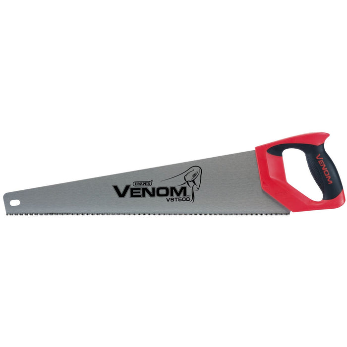 Draper Venom Second Fix Triple Ground Handsaw, 500mm, 11tpi/12ppi Draper - Dynamic Drive