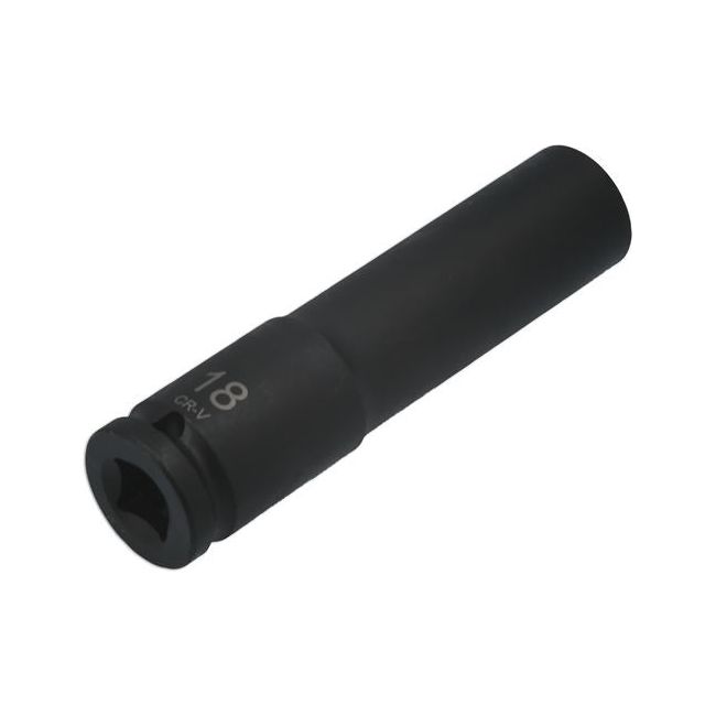 Laser Extra Deep Impact Socket 1/2"D 18mm 7766 Laser - Dynamic Drive