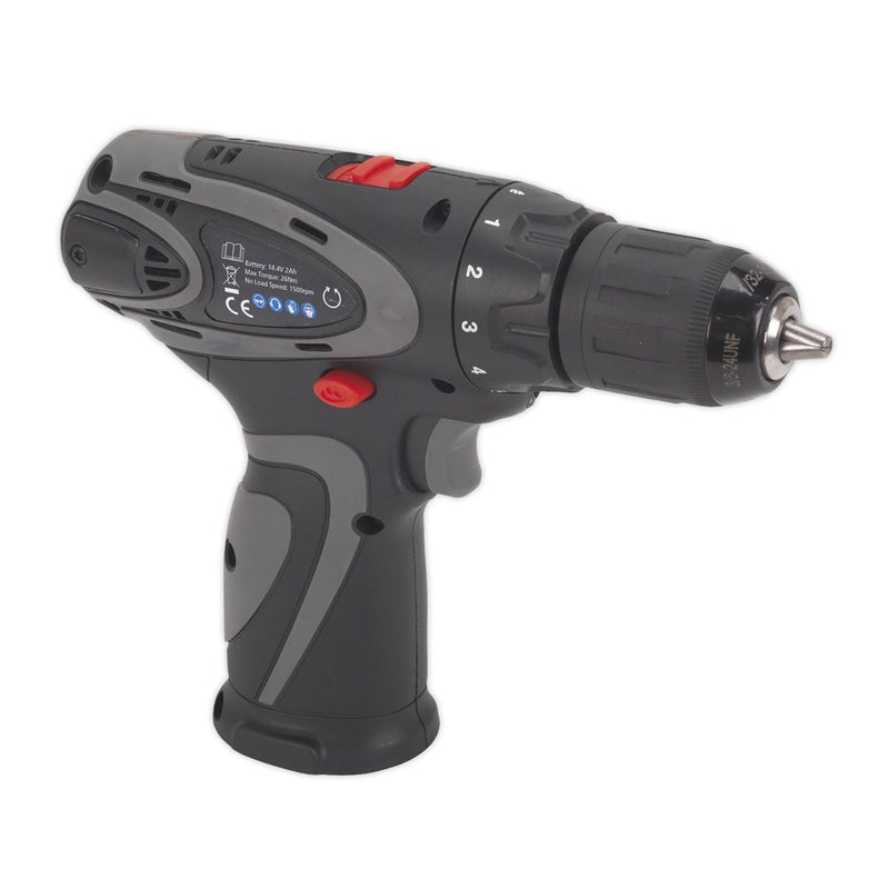 Sealey Drill/Driver 10mm 2-Speed 14.4V Li-ion - Body Only CP6014 Sealey - Dynamic Drive