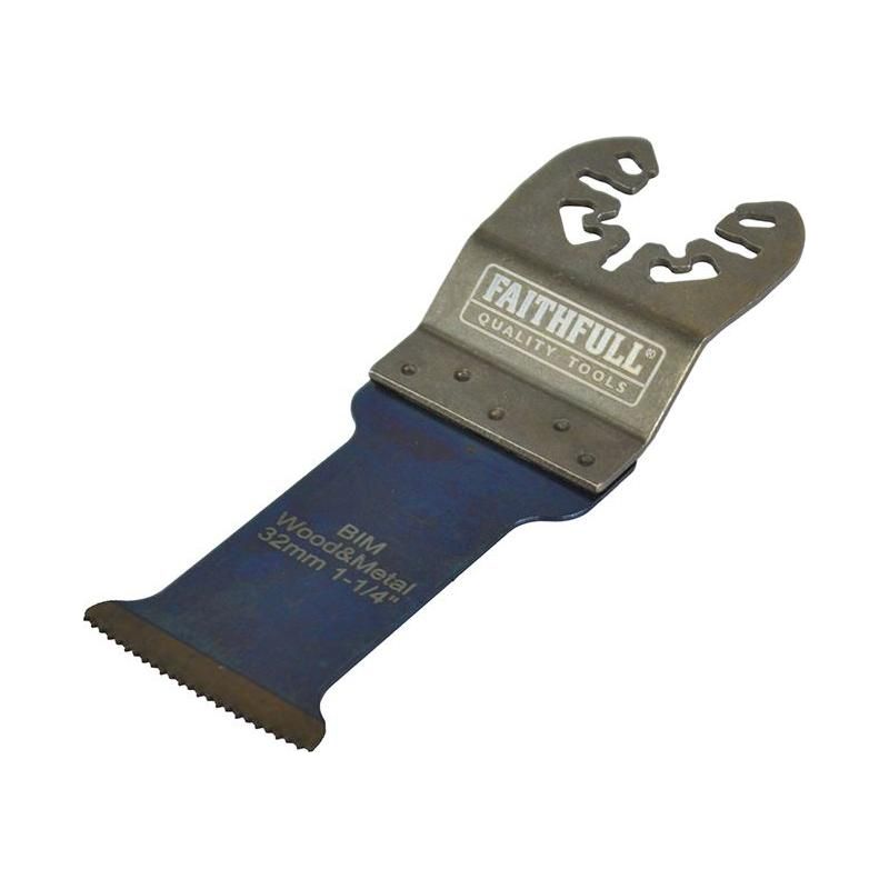 Faithfull Premium Arc Cut Wood & Metal Bi-Metal Blade 32mm Faithfull - Dynamic Drive
