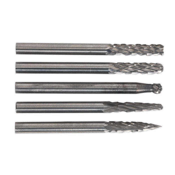 Sealey Micro Carbide Burr Set 5pc MCBSET01 Sealey - Dynamic Drive