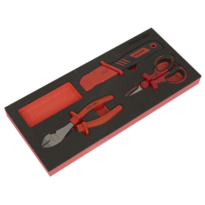 Sealey Insulated Tool Kit with 7 Drawer Rollcab 63pc TBTECOMBO2 Sealey - Dynamic Drive