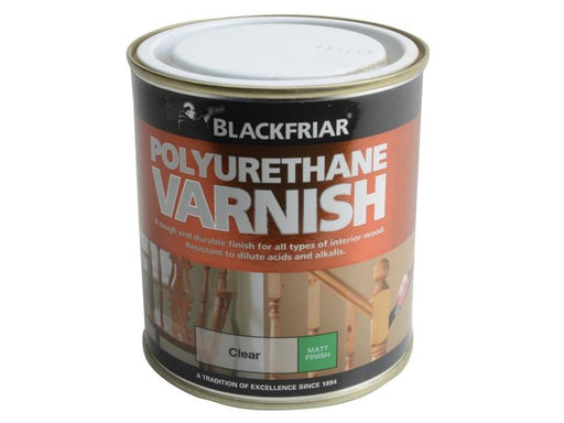 Blackfriar Polyurethane Varnish P101 Clear Matt 500ml Blackfriar - Dynamic Drive