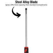 Teng Tools Flat Screwdriver 1.2 x 6.5 x 150mm M Teng Tools - Dynamic Drive