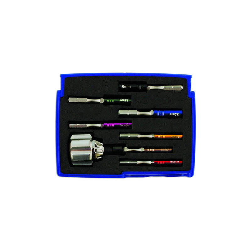 Laser Precision Ratchet Nut Driver Set 8pc 5755 Laser - Dynamic Drive