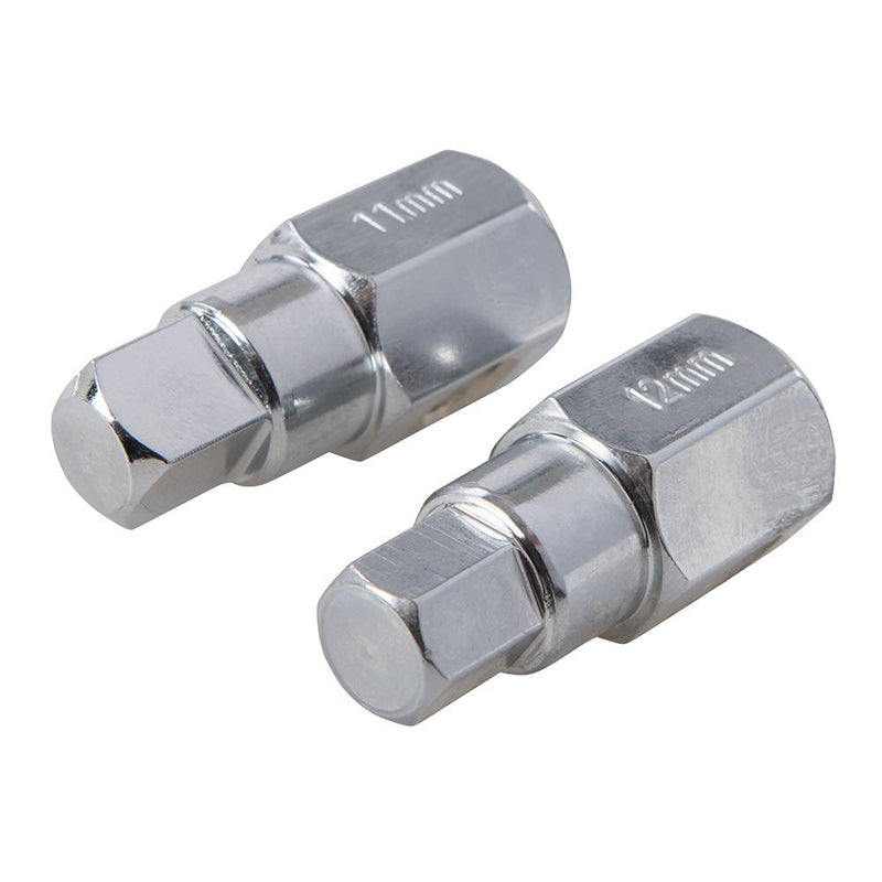 Silverline Universal Drain Plug Key Set 12pce 3/8" / 8 - 17mm Silverline - Dynamic Drive