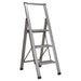 Sealey Aluminium Prof Folding Step Ladder 3-Step 150kg Capacity APSL3 Sealey  - Dynamic Drive