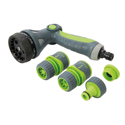 Silverline Soft-Grip Spray Gun Quick Connect Set 5pce 5pce Silverline - Dynamic Drive