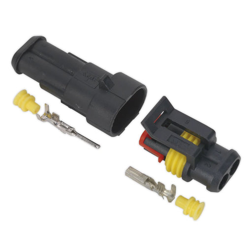 Sealey Superseal Male & Female Connector 2-Way 1pr SSC2MF Sealey - Dynamic Drive