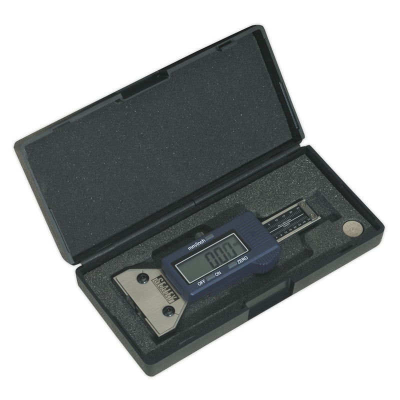 Sealey Digital Tyre Tread Depth Gauge VS0560 Sealey - Dynamic Drive