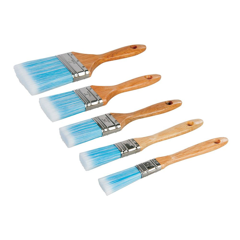 Silverline Synthetic Brush Set 5pce 19, 25, 40, 50 & 75mm Silverline - Dynamic Drive