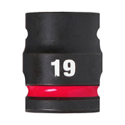 Milwaukee Hex Socket Shw 1/2 Skt Short 19mm 4932480313 Milwaukee - Dynamic Drive
