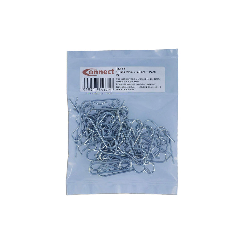 Connect R Clips 2mm x 41mm 50pc 34177 Tool Connection - Dynamic Drive