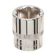Silverline Socket 3/8" Drive 6pt Metric 18mm Silverline - Dynamic Drive